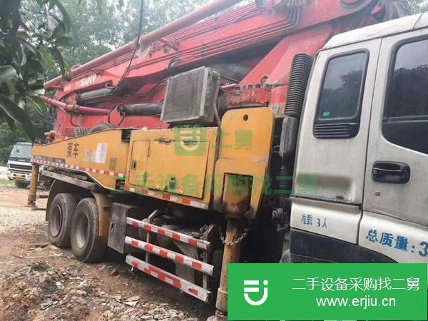 湖南出售二手三一泵車，五十鈴46米底盤  手續齊全包過戶