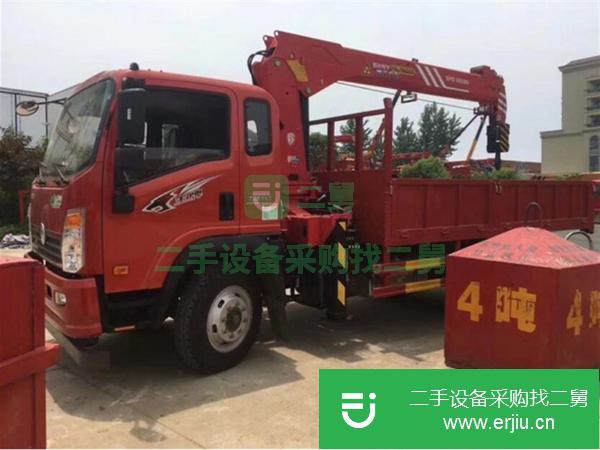 湖北出售二手重汽王牌5噸隨車吊