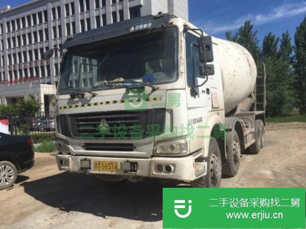 天津出售二手豪沃18方前四后八攪拌車