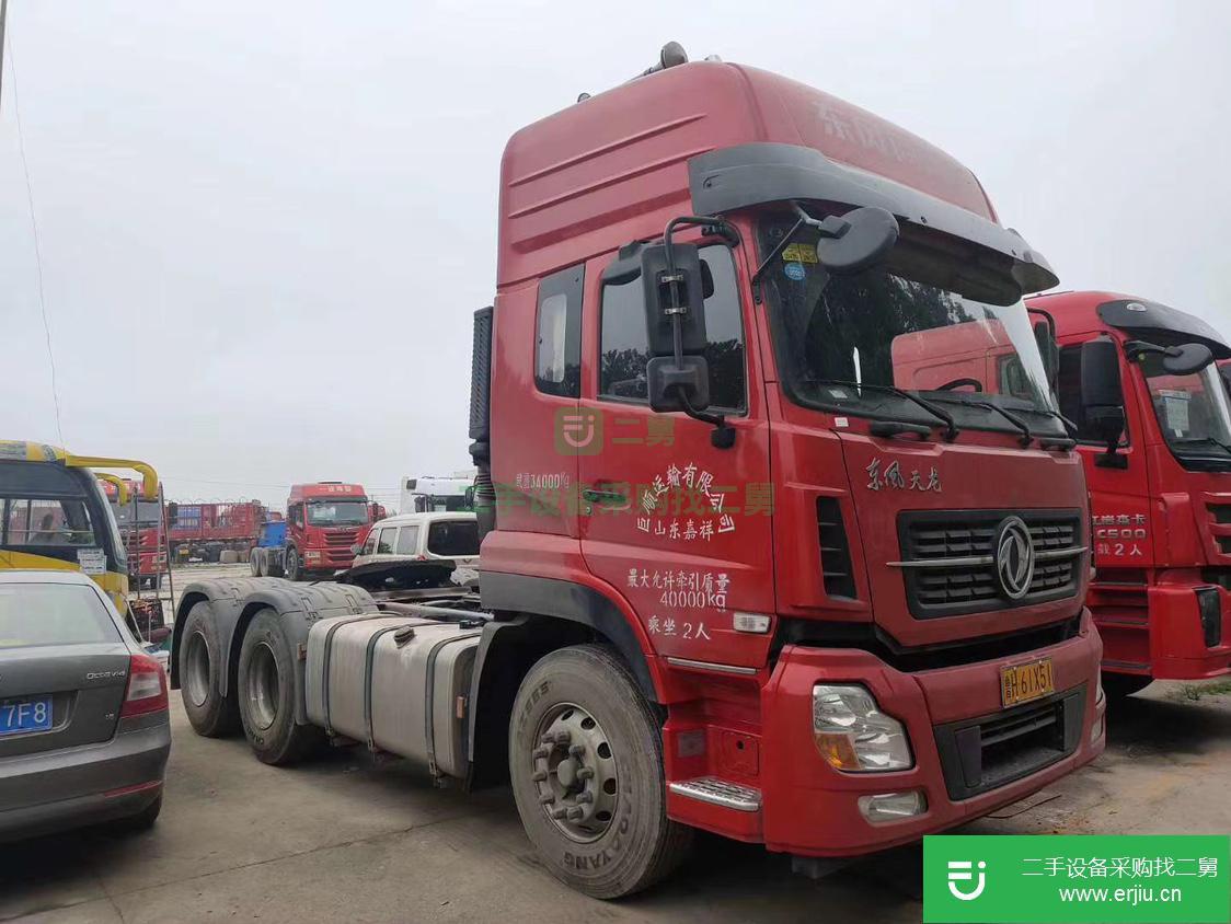 山東出售二手東風天龍牽引車