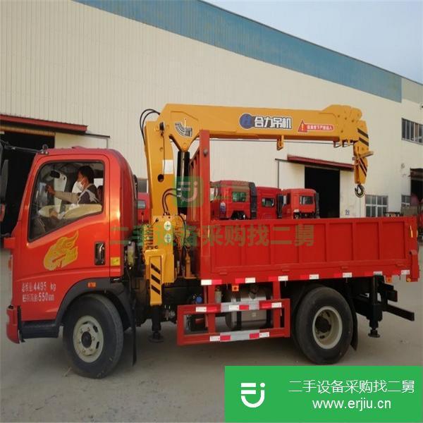 湖北出售二手重汽豪曼6.3噸隨車吊