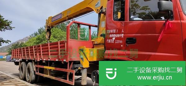 山東出售二手12噸吊車，后八輪