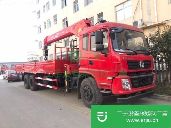 山西出售二手東風福瑞卡6.3噸隨車吊