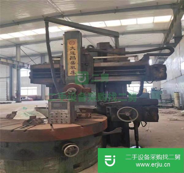天津出售二手大連昌盛2.5米單柱立式車床