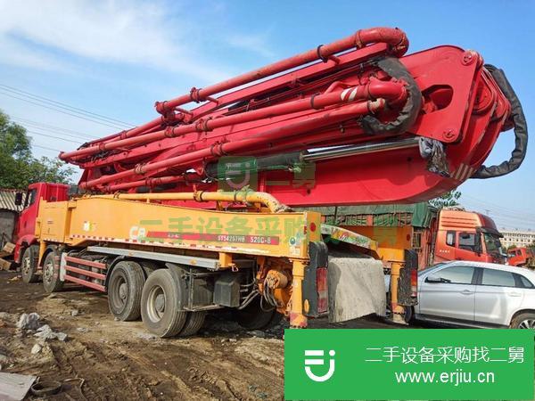 江蘇出售二手三一國五53米泵車