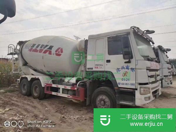 江西出售二手豪沃亞特國五大14方水泥攪拌車