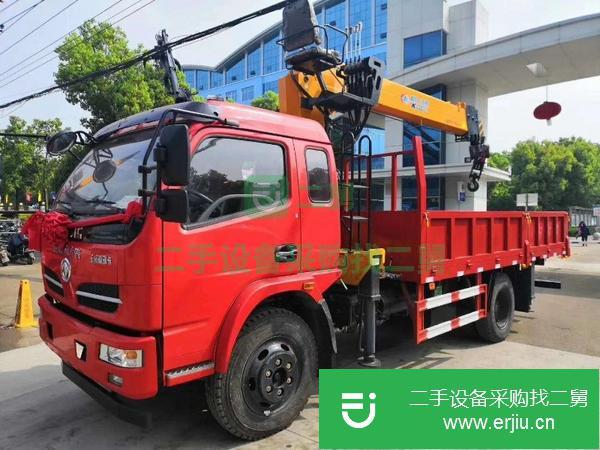 山西出售二手東風福瑞卡6.3噸隨車吊