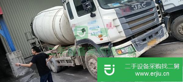 廣西出售二手國五江淮大12方攪拌車