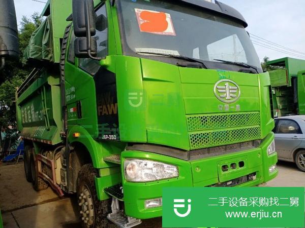山東出售二手解放后八輪自卸車