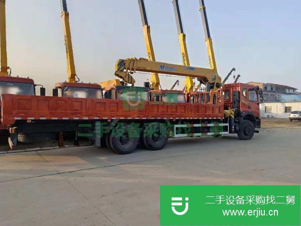 黑龍江出售二手東風后八輪12噸隨車吊