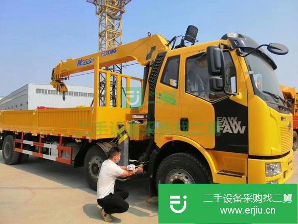 黑龍江出售二手徐工10噸隨車吊