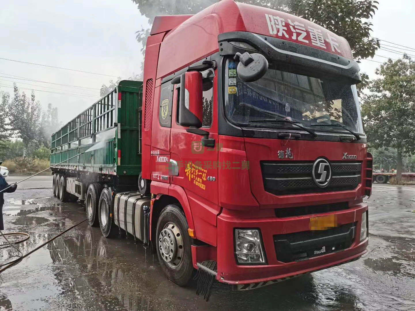 出售一臺16年12月全保險極品德龍430馬力牽引車