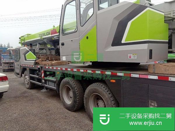 山西出售二手中聯激光綠20噸五節臂吊車