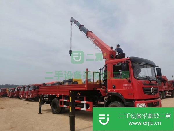 湖北出售二手東風(fēng)單橋8噸隨車吊