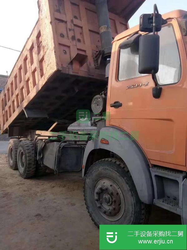 內蒙古出售二手北奔重卡后八輪雙橋自卸車