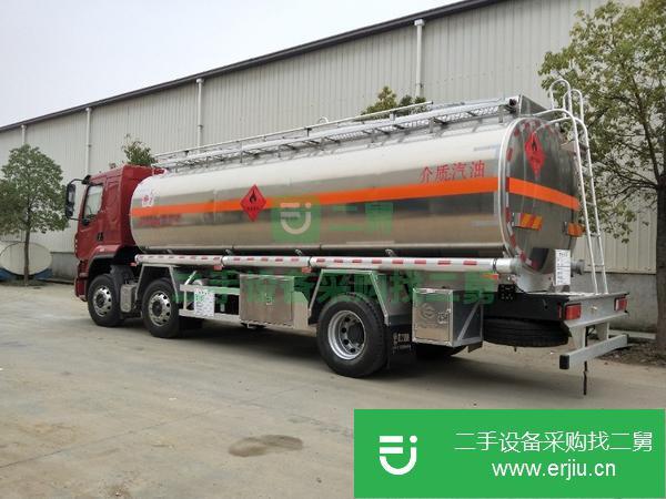 寧夏出售二手東風柳汽小三軸15噸鋁合金加油車