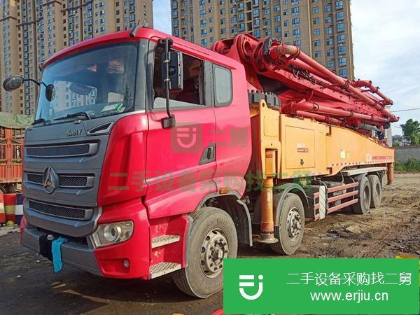 江蘇出售二手三一國五53米泵車