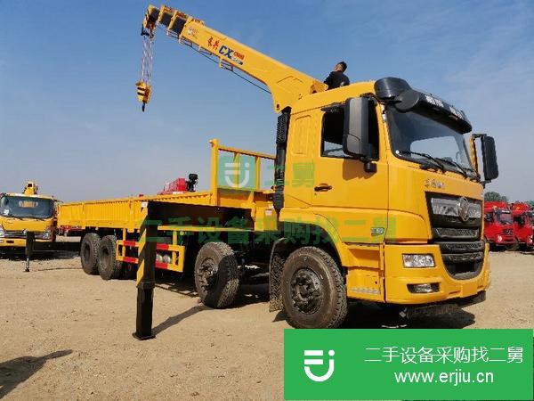 江蘇出售二手東風前四后八12噸隨車吊