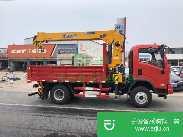 湖北出售二手大運6.3噸隨車吊