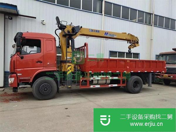 湖北出售二手東風8噸隨車吊