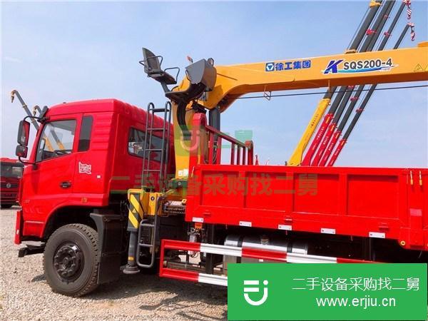 安微出售二手東風單橋后八輪隨車吊
