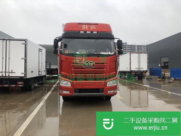 四川出售二手解放J6P前四后八冷藏車