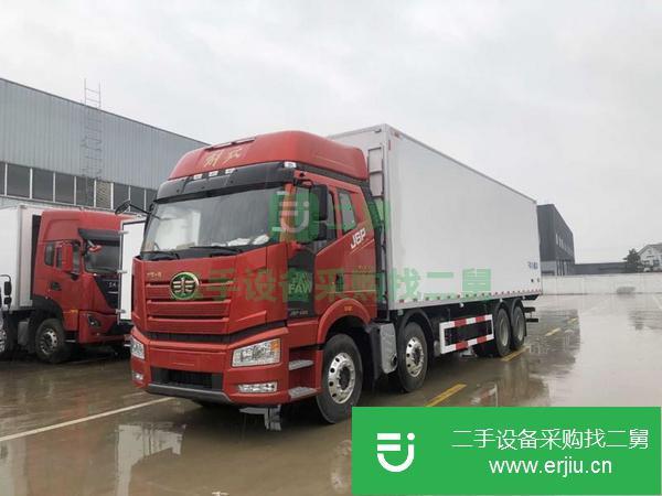 四川出售二手解放J6P前四后八冷藏車