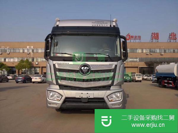 河北出售二手9米6國(guó)五福田歐曼高頂雙臥冷藏車