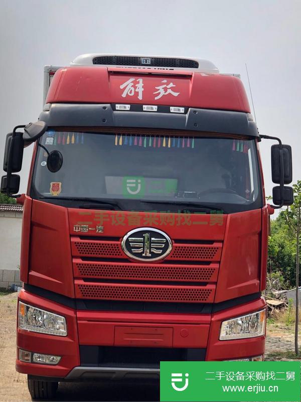 山東出售二手解放冷藏車