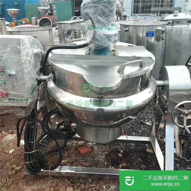 山東出售二手600L程控自動夾層鍋