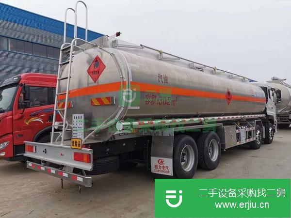 湖北出售二手天龍前四后八鋁合金油罐車
