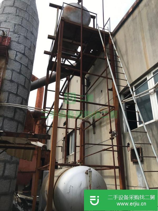 浙江出售二手特富160萬大卡熱風型燃氣導熱油鍋爐
