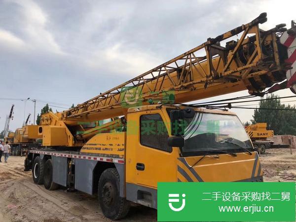河南出售二手長江吊車25噸五節臂