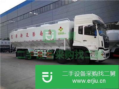 湖北出售二手東風天龍前四后八散裝飼料運輸車