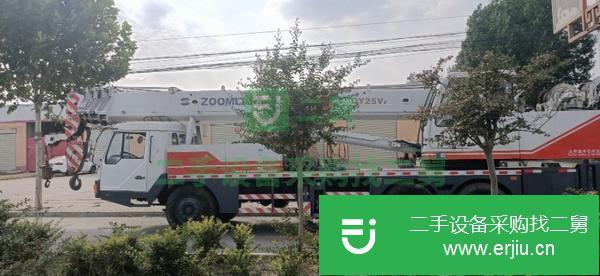 河南出售二手25噸5節臂中聯吊車