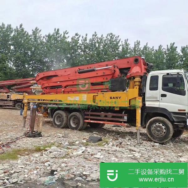 湖南出售二手三一五十鈴38米泵車