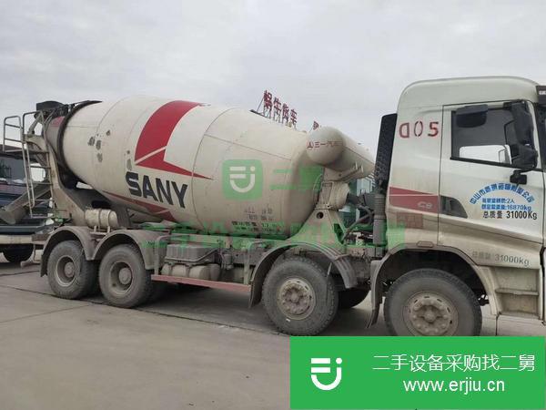 浙江出售二手三一輕量化12方攪拌車