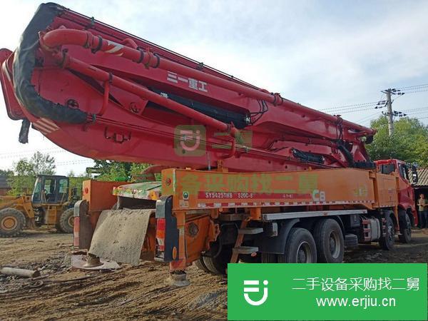 江蘇出售二手三一國五53米泵車