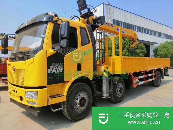 黑龍江出售二手徐工10噸隨車吊