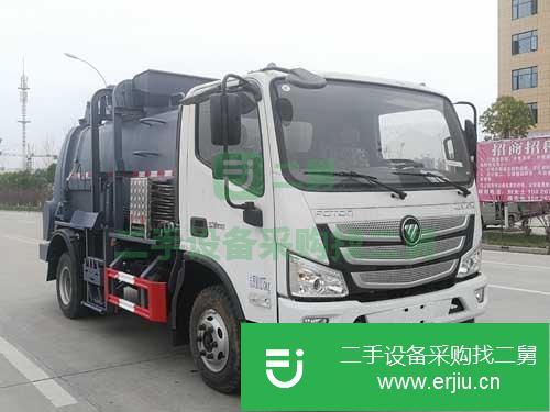 河北出售二手福田6.5方餐廚垃圾車