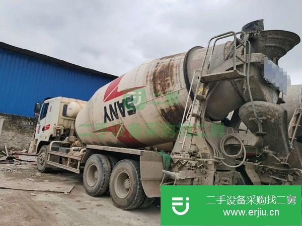 廣西出售二手三一濰柴大12方國四攪拌車
