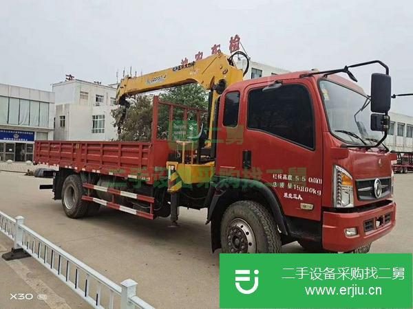 云南出售二手大力神6.3噸四節臂隨車吊
