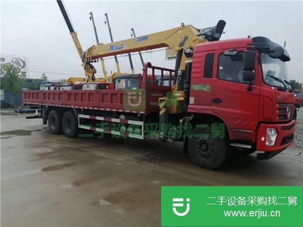安微出售二手東風單橋后八輪隨車吊