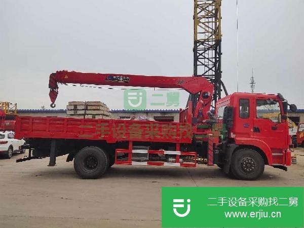 湖北出售二手東風錦程8噸隨車吊
