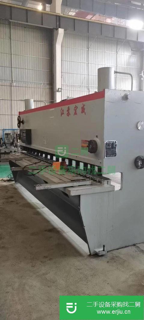 江蘇出售二手8mm*4米液壓閘式剪板機