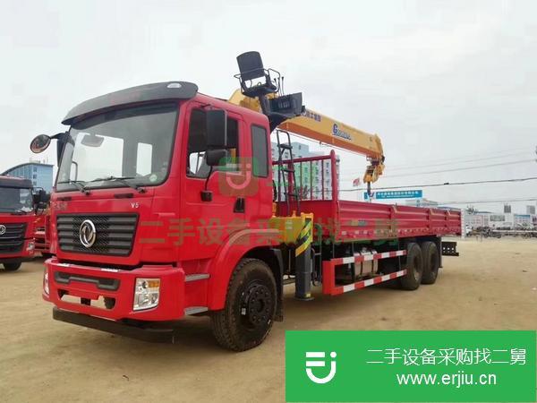 湖北出售二手東風錦程12噸隨車吊