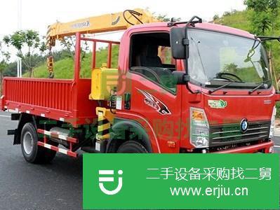 貴州出售二手重汽王牌5噸隨車吊