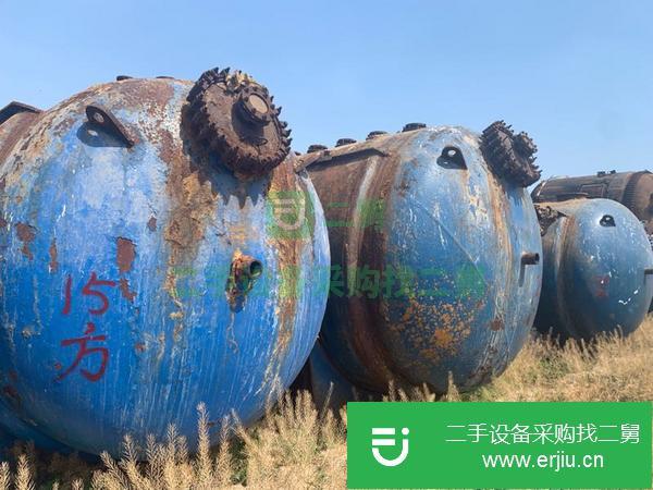 四川出售二手15立方搪瓷儲罐