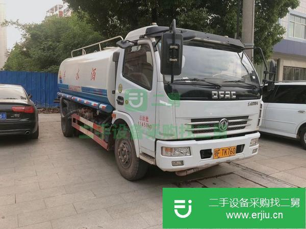 湖北出售二手東風多利卡10方灑水車