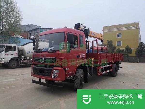山西出售二手東風福瑞卡6.3噸隨車吊